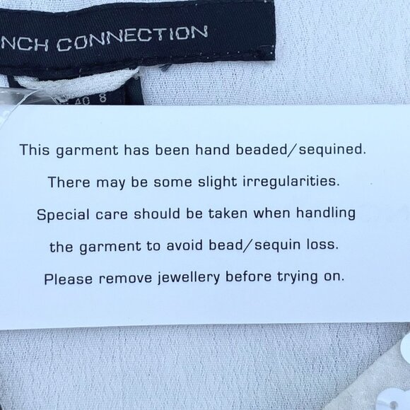 NWT🌟Fench Connection Sequined Slip Dress - Picture 9 of 11